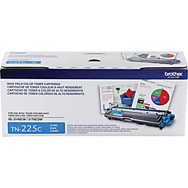 TN-225C Brother CYAN Original High Yield 2200 Pages for MFC-9130CW MFC-9330CDW MFC-9340CDW